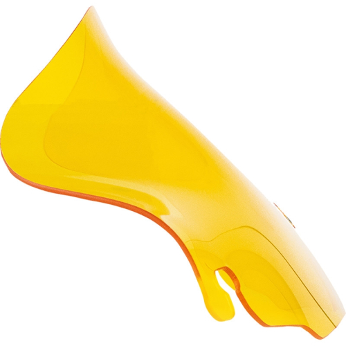 Klock Werks - Klock Werks Kolor Flare Windshield - 6.5in. - Yellow - KWW-01-0696