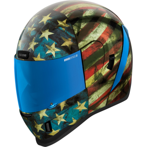 Icon - Icon Airform Old Glory Helmet - 0101-14782 - Blue/Red/White - X-Small