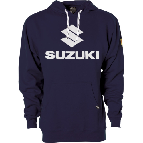 Factory Effex - Factory Effex Suzuki Vertical Pullover Hoody - 26-88404 - Navy - Large