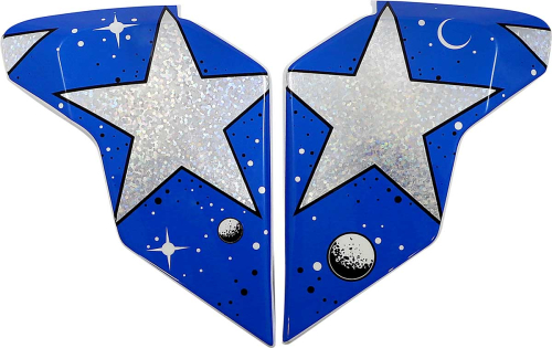 Icon - Icon Side Plate for Airflite Helmets - Space Force Glory - 0133-1357
