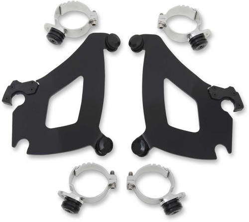 Memphis Shades - Memphis Shades Trigger-Lock Mount Kit for Bullet Fairing - Black - MEB1998