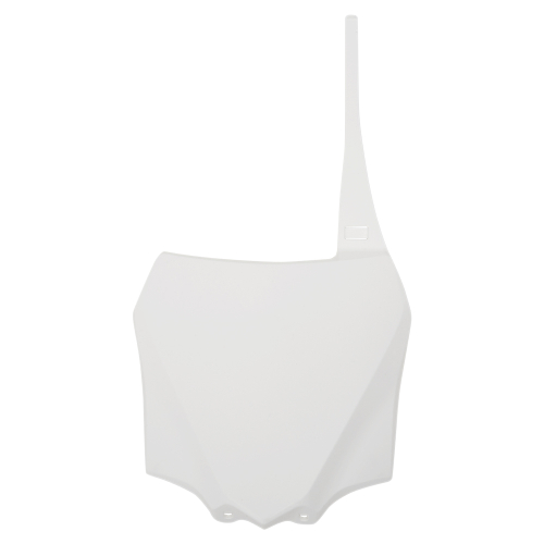 UFO Plastics - UFO Plastics Front Number Plate - White - KA04730-047