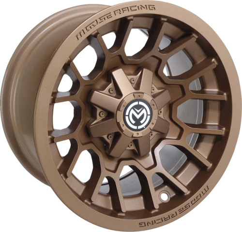 Moose Utility - Moose Utility 24X ATV/UTV Front/Rear Wheel - 14x7 - 4/136 - 5+2 - Bronze - 24MO147136BZ54