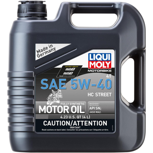 Liqui Moly - Liqui Moly 4T HC Street Motor Oil - 5W-40 - 4L. - 20414