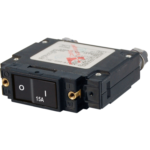 Blue Sea Systems - Blue Sea 7542 C-Series Flat Rocker Circuit Breaker - Single Pole - 15A