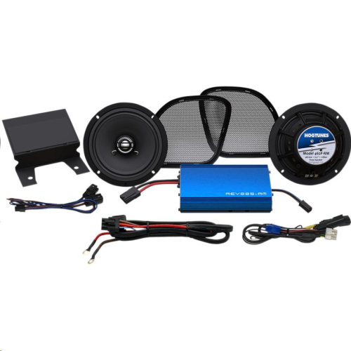 Hogtunes - Hogtunes 225-Watt Amp/6.5in. Front Speaker Kit - G4 RG KIT-RM