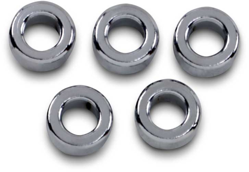 Drag Specialties - Drag Specialties Chrome Steel Spacers - 3/8in. x 3/8in. - MPB515