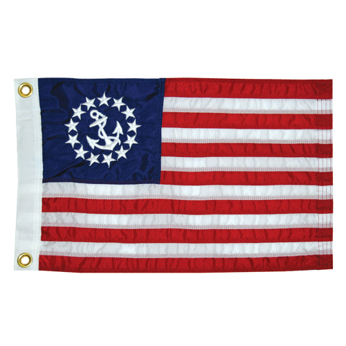 Taylor Made - Taylor Made 12" x 18" Deluxe Sewn US Yacht Ensign Flag