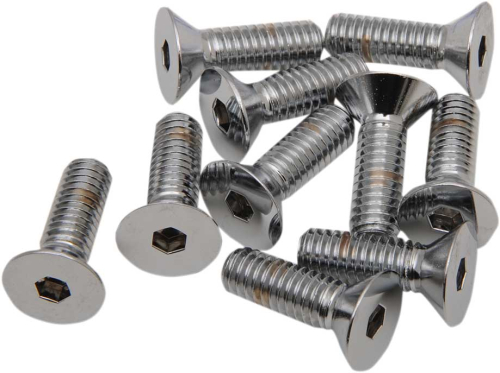 Drag Specialties - Drag Specialties Countersunk Socket-Head Bolts - 5/16in.-18 x 1in. - MPB579