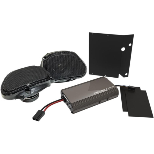 Hogtunes - Hogtunes 225 Watt Amp/Front Speaker Kit - 5in. x 7in. - 225 RG KIT-AA