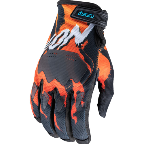 Icon - Icon Hooligan Rad Dawn Gloves - 3301-4858 - Orange - Medium