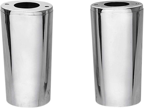 Drag Specialties - Drag Specialties Fork Slider Covers - +4in. - Chrome - 0411-0013