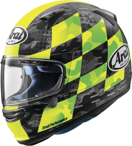 Arai Helmets - Arai Helmets Regent-X Patch Helmet - 0101-17554 - Matte Fluorescent Yellow - Large
