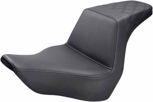 Saddlemen - Saddlemen Step-Up Rear LS Seat - Black Smooth - 818-29-173