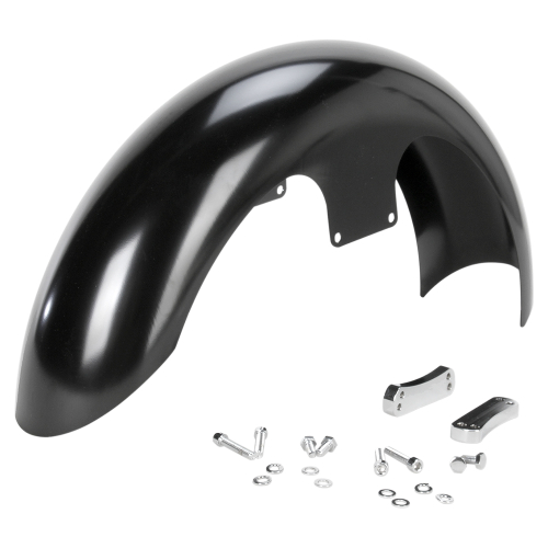 Klock Werks - Klock Werks Tire Hugger Series Slicer Front Fender with Mounting Blocks for 16in.-19in. Wheel - KWF-01-0102-2014