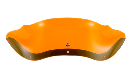 Klock Werks - Klock Werks Kolor Flare Windshield - 8in. - Orange Ice - KWW-01-0623