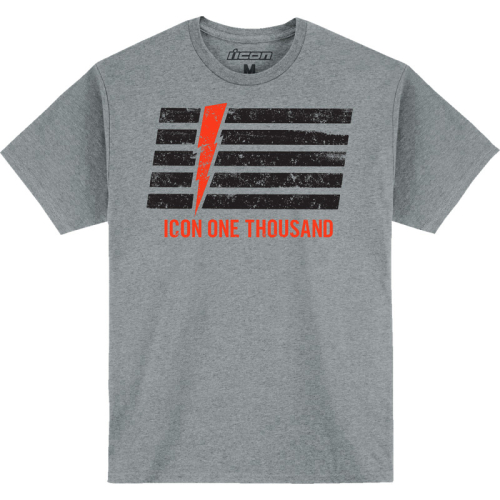 Icon - Icon Invasion Stripe T-Shirt - 3030-23479 - Gray - Medium