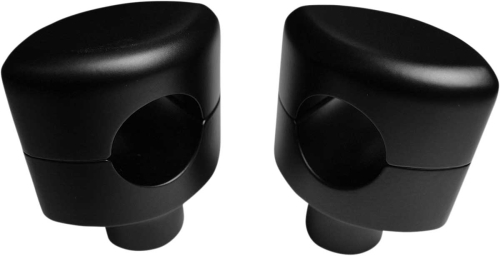 LA Choppers - LA Choppers Hefty Smooth Riser for 1-1/4in. Handlebar - 1-1/2in. Tall - Black - LA-7406-01M