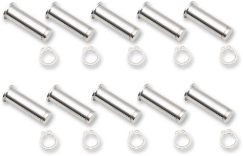 Drag Specialties - Drag Specialties Pivot Pin/Clip Kit - Clutch Side - Chrome - 0617-0197