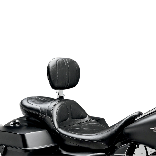 Le Pera - Le Pera Maverick Daddy Long Legs Seat with Backrest - Stitched - LK-957DLBR