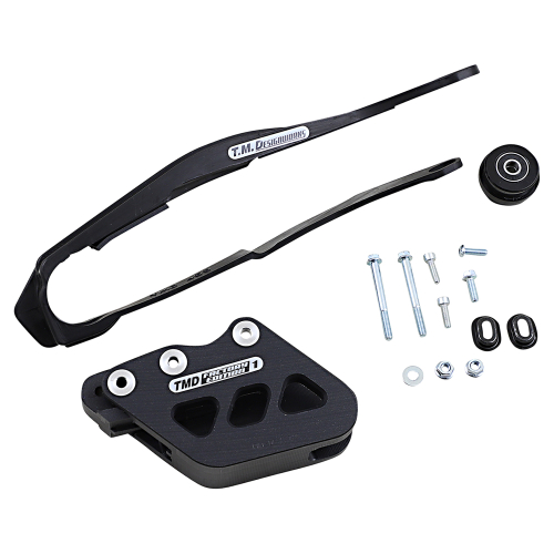 T.M. Designworks - T.M. Designworks Dirt Cross Multi-Purpose Chain Slide-N-Guide Kit FE1 Guide - Black - DCK-OR1-BK