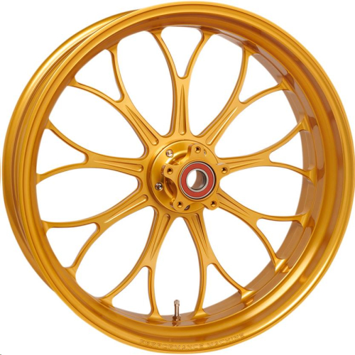 Performance Machine - Performance Machine One-Piece Aluminum Front Wheel (Dual Disc) - 21in. x 3.5in. - Revolution Gold - 12047106RVNJAPG