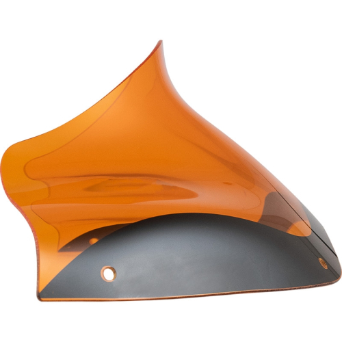 Klock Werks - Klock Werks Kolor Flare Windshield - 8in. - Orange - KWW-01-0689