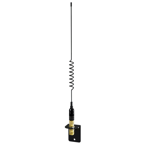 Shakespeare - Shakespeare VHF 15in 5216 SS Black Whip Antenna - Bracket Included