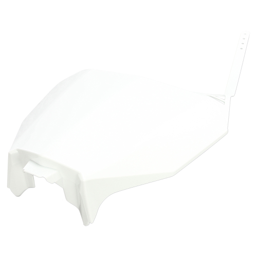 UFO Plastics - UFO Plastics Front Number Plate - White - HO04686-041