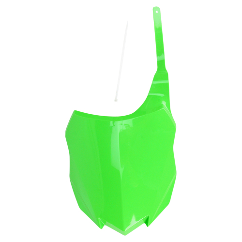 UFO Plastics - UFO Plastics Front Number Plate - KX Green - KA04724-026