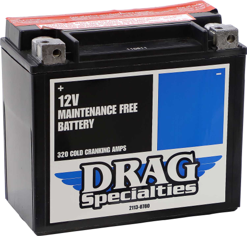 Drag Specialties - Drag Specialties AGM Maintenance-Free Battery - 2113-0780