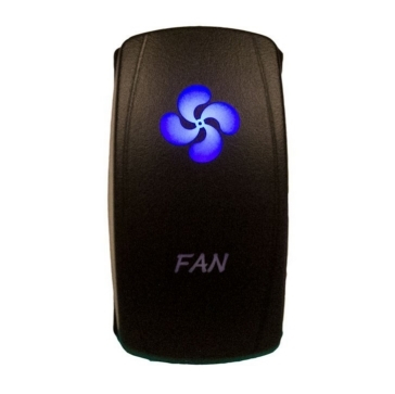 Dragonfire Racing - Dragonfire Racing Fan On/Off - Blue - 521381