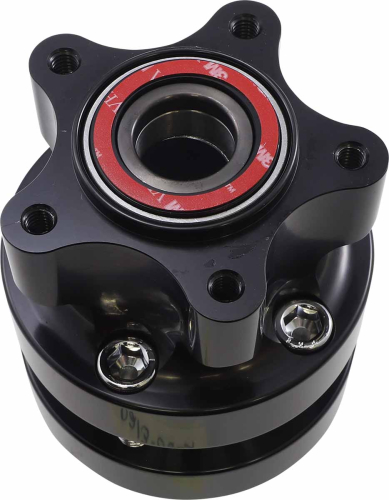 Arlen Ness - Arlen Ness Front Cartridge Hub Kit Single Disc - Black - 17-6002-B