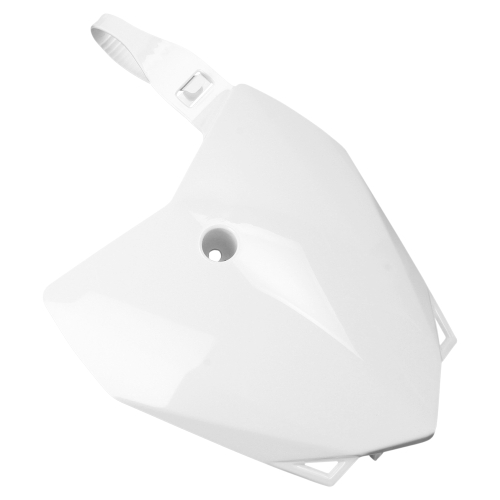 UFO Plastics - UFO Plastics Front Number Plate - White - KA04718-047