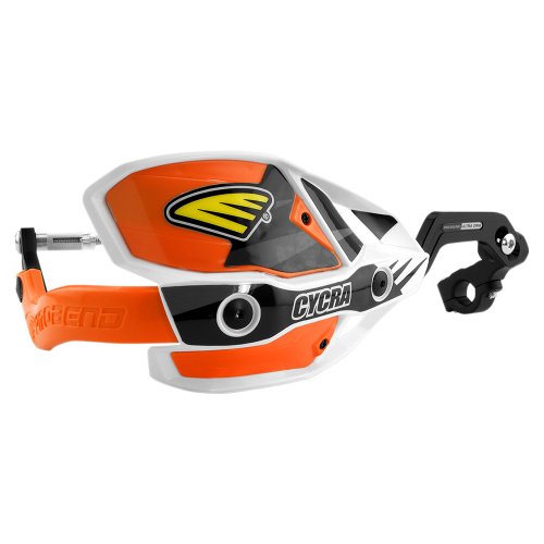 Cycra - Cycra Ultra Probend CRM Wrap Around Handguards - White/Orange - 1CYC-7407-22X