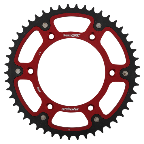 Supersprox - Supersprox Stealth Rear Sprocket - 49T - RST-8000-49-RED