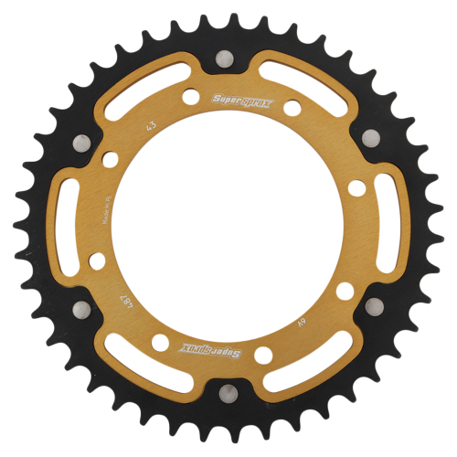 Supersprox - Supersprox Stealth Rear Sprocket - 43T - RST-487-43-GLD