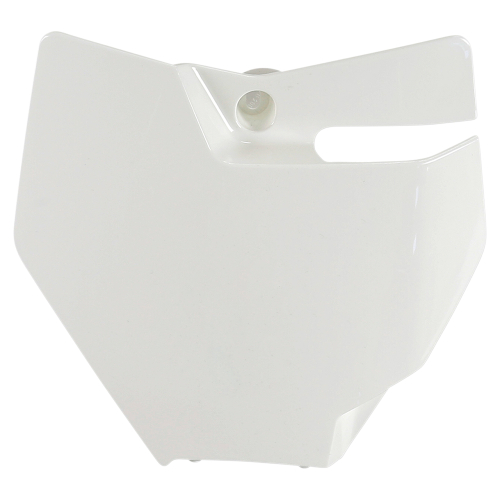 UFO Plastics - UFO Plastics Front Number Plate - 20 KTM White - KT04087042