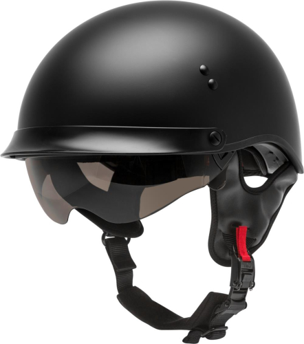 G-Max - G-Max HH-65 Full Dressed Solid Helmet - H9650073 - Matte Black - X-Small