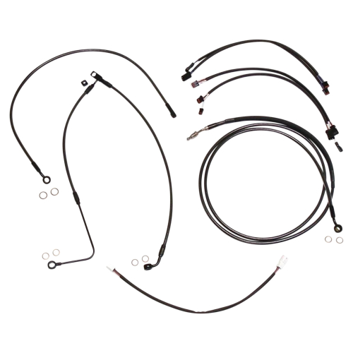Magnum - Magnum Black Pearl Handlebar Installation Kit for 12-14in. Ape - 487891