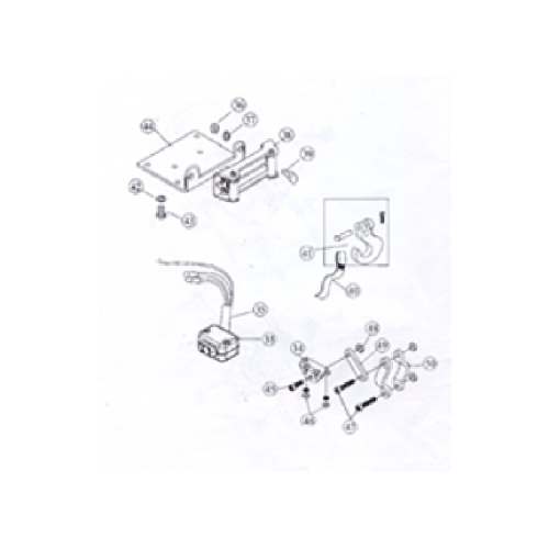 Bronco - Bronco Fairlead Mounting Plate for Bronco 2500/3000lb. Winches - AC-12002O
