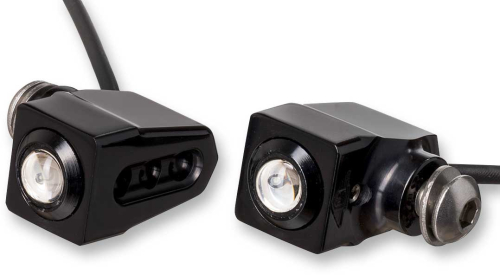 Joker Machine - Joker Machine Rat Eye LED Turn Signal - Anodized Black w/ Red LEDs - 05-206-RB