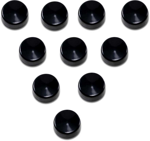 Drag Specialties - Drag Specialties Individual Black Bolt Cover - 7/16in. Hex bolt/ nut (5/8in. wrench size - 2402-0159