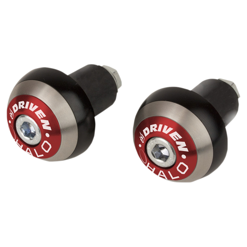 Driven Racing - Driven Racing Halo Bar Ends - Red - DHBEW-RD