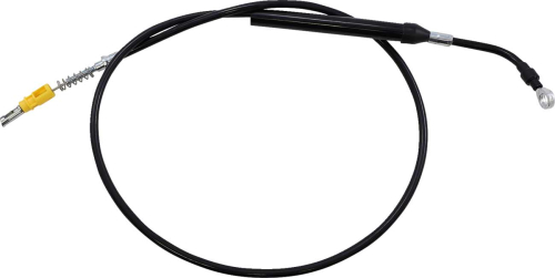 LA Choppers - LA Choppers Black Vinyl/Stainless Clutch Cable - 18in.-20in. Ape Hanger Handlebar - Black - LA-8058C19B