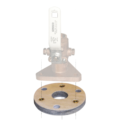 GROCO - GROCO Backing Block f/2" &amp; 2-1/2" Seacocks