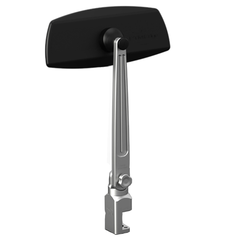 PTM Edge - PTM Edge Pontoon Mirror/Bracket Kit w/VR-100 Pro &amp; PCX-200 (Silver)