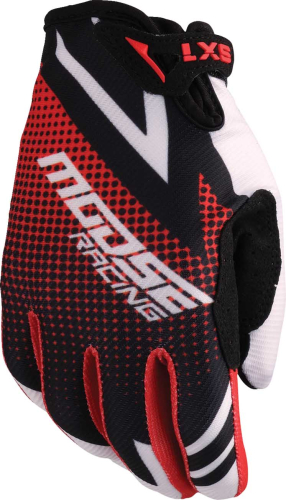 Moose Racing - Moose Racing SX1 Youth Gloves - 3332-1898 - Red/Black - Small