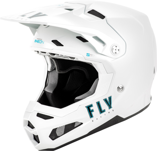 Fly Racing - Fly Racing Formula S Carbon Solid Helmet - 73-4494S - White - Small