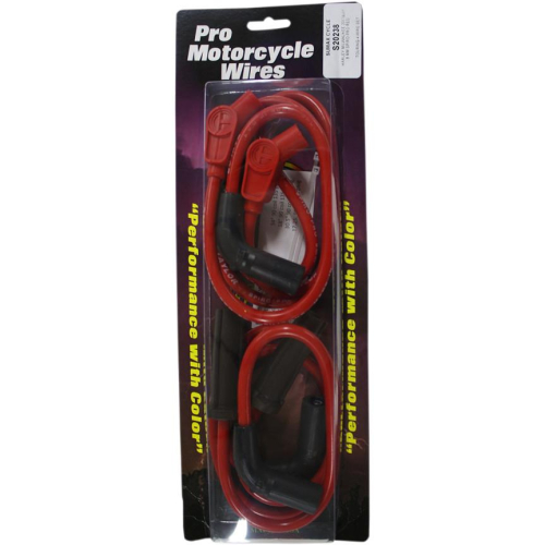 Sumax - Sumax 8mm Custom-Colored Plug Wires - Red - 20238